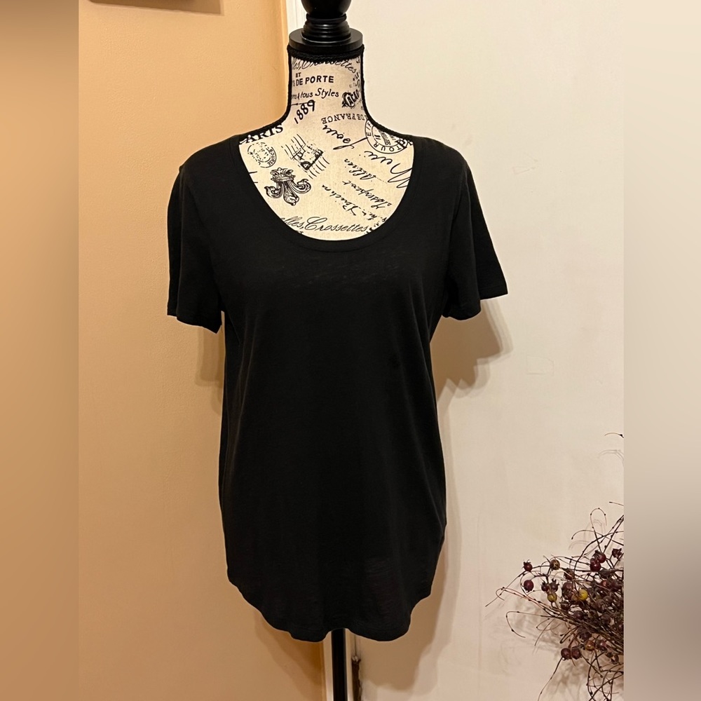 Victoria's Secret PINK Open Back Cutout Tee Short Sleeve- Medium- Black - Picture 5 of 15